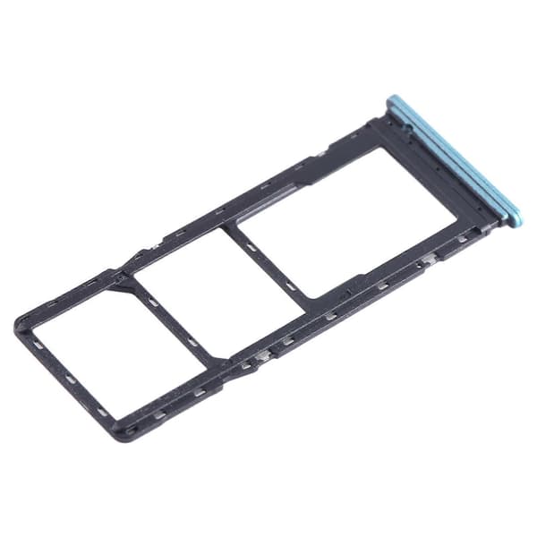 (Ny) For Tecno Spark 8C KG5k SIM-kortskuff + Micro SD-kortskuff Green