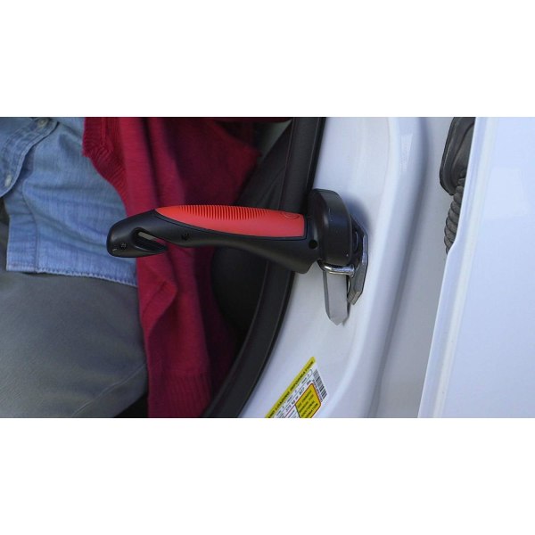 Keppi autoon - integroitu automaattinen apukahva, b