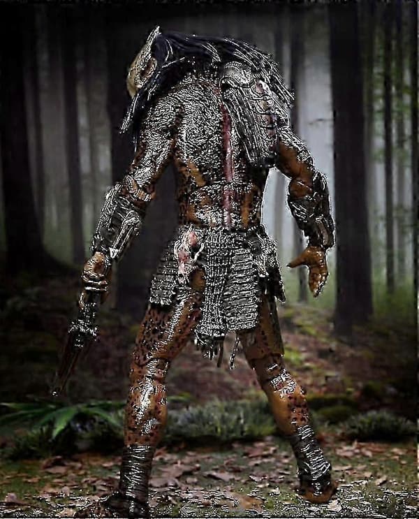 NECA Predator Feral Predator Samlarfigur - Mycket Detaljerad Filmreplika