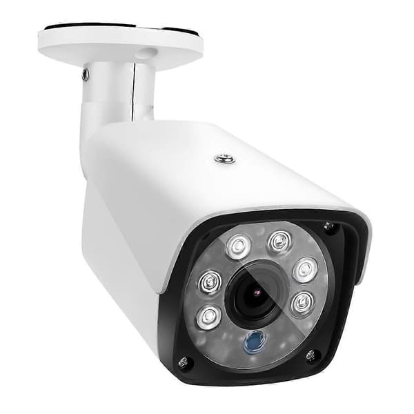 A4B3Kit 2MP 4CH 1080P CCTV Sikkerhetskamerasystem AHD DVR Overvåkingssett, Støtter Nattsyn / Bevegelsesdeteksjon (Hvit) White