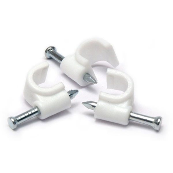 Kabelklemmer - 50 stykker (5-7 mm) white