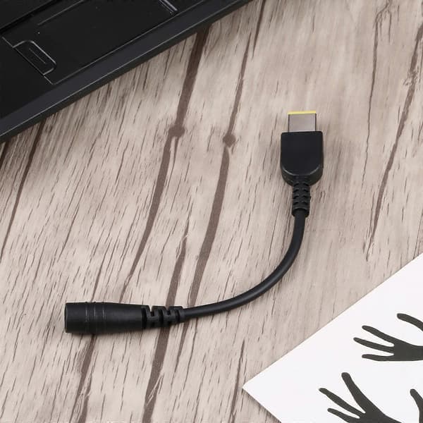 (Ny) 5,5 mm x 2,5 mm til stor firkantet USB-strømomformeringskabel til Lenovo Thinkpad/ThinkBook/Xiaoxin Not Specified