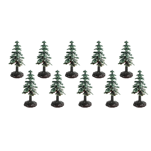 Miniatyr Juletre med Høy Simulering - Kunstig Modell for Bursdagskakedekorasjon & Mikrolandskaps Ornament