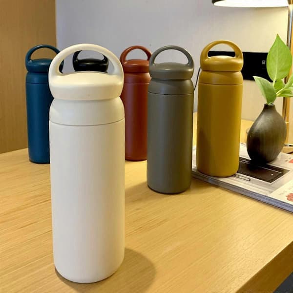 Kupa 500ml, termos, sportmugg, gul
