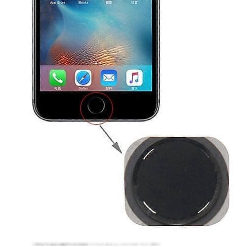 (Uusi) Kotipainike iPhone 6s Plus -puhelimeen Black
