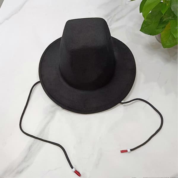 Bredbremmet Performance-hatt for menn - UV-beskyttelse for scene og cosplay A