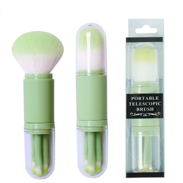 4 i 1 Makeup Brush Beauty Tools Infällbar bärbar 3