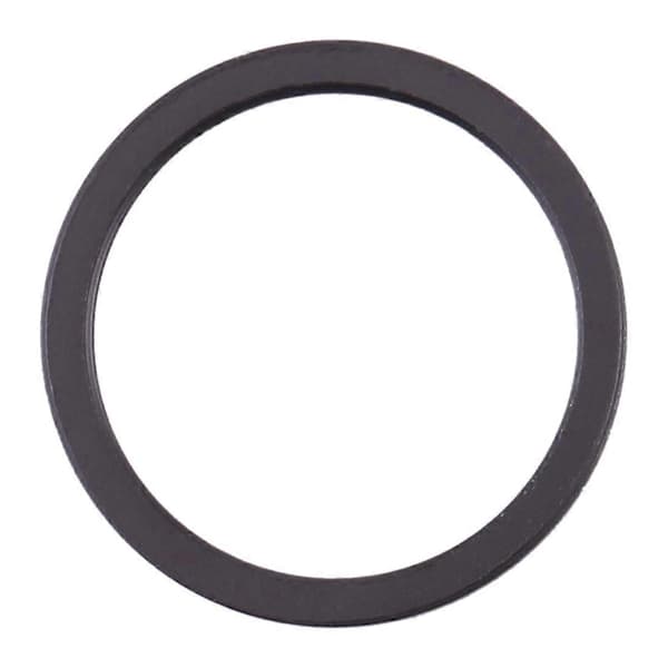 (Ny) 2 st bakre kamera glaslins metallskyddsring för iPhone 11 Black