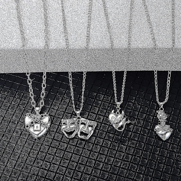 Sterling Silver 8mm Cubic Zirconia halsband