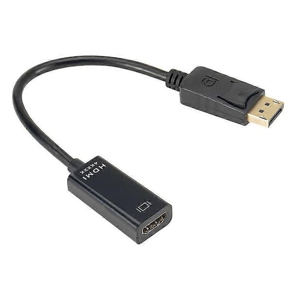 UHD 4K DisplayPort han til HDMI hun portkabeladapter, længde: 20 cm Style 1