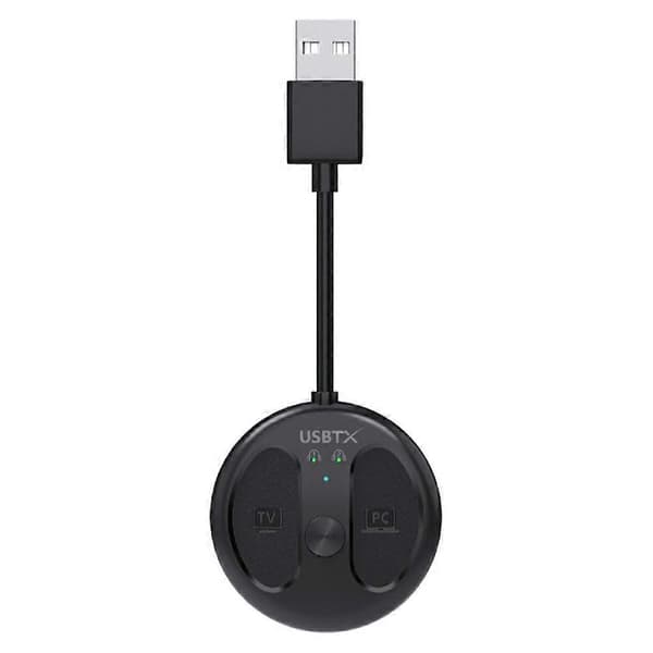 (Ny) Til TV PC LE524 USB Bluetooth 5.4 Audio Transmitter 50m Rækkevidde Dobbelt Forbindelsesadapter Not Specified