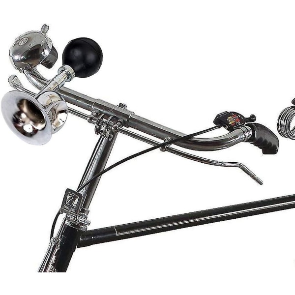 Bike Bugle Horn Sykkelklokke Universal 22,2mm Styre 2 Pakke