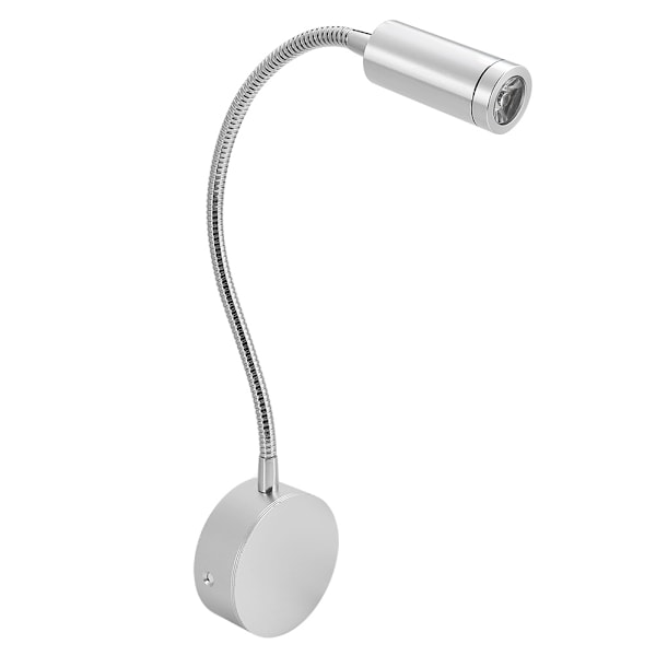 1W Justerbar LED Vegglampe - Fleksibelt nattlys for soverom, perfekt for lesing, 85V-265V veggmontert design