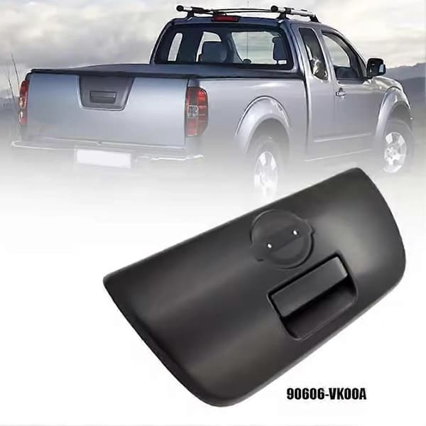 【YD】Car Tailgate Handle Frame Latch Trim Panel 90606-VK00A for Nissan Navara Frontier NP300 D22 Truck 2000-2005