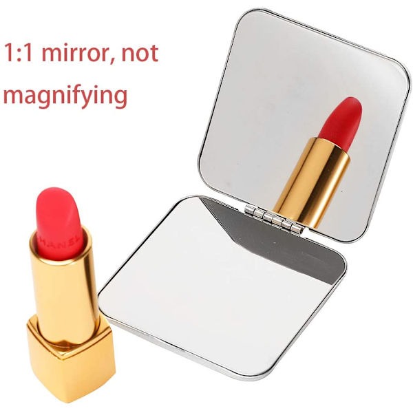 Rostfritt stål Ultra Slim Mirror Camping Mirror Square Square
