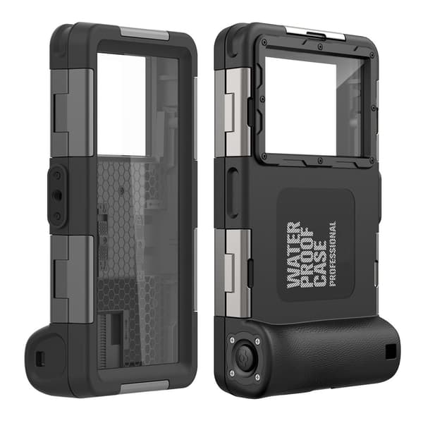 【YD】Tech-Protect IPX8 Universal Sukellus Vedenpitävä Kotelo Musta 430