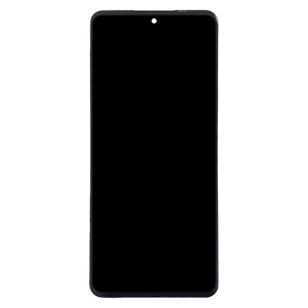 (Ny) AMOLED Materiale LCD-skærm til ZTE S30 Pro A2122H med Digitizer Fuld Montering (Sort) Black