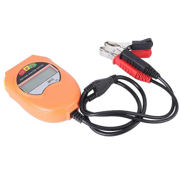 LCD-bakgrunnsbelyst display Bilbatterisystemtester for 12V blysyrekjøretøylading