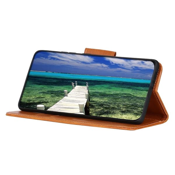 【YD】Motorola Edge 30 Neo 5G Etui Split Læder Brun 65