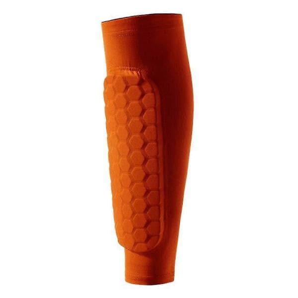 Säärisuojat ja koripallon säärisuojat - Pro-urheilusuojat, oranssi Orange M