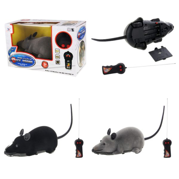 Radiostyret mus / kattelegetøj - Legetøj til kat gray