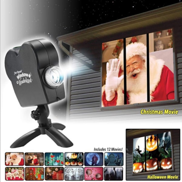 Europeiske forskrifter for ferieprojektorlampe videoprojektor julehalloween-tv