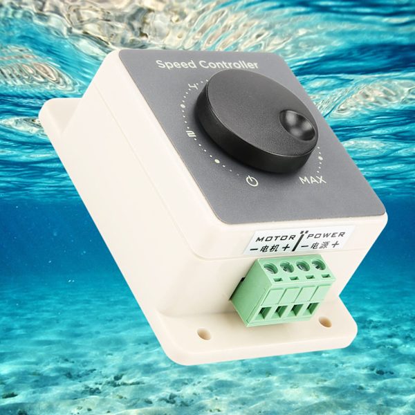 Tehokas 20A PWM DC-moottorin nopeudensäädin 12V/24V/36V/48V värivaihtoehdoilla