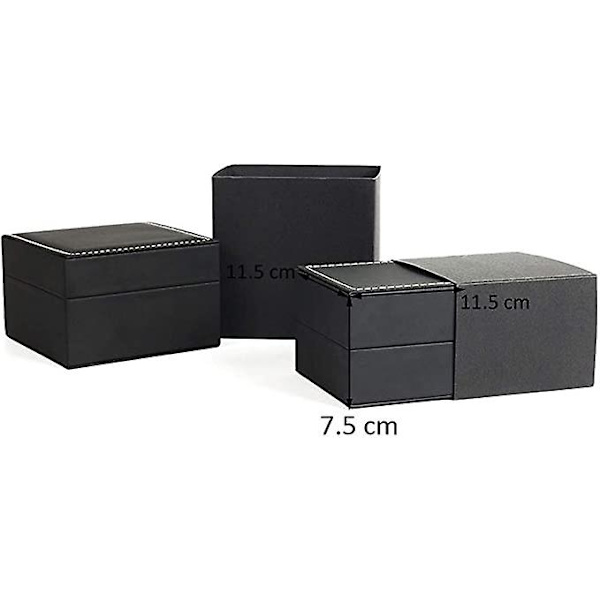 1 watch , armband, halsband, presentförpackning i Pu-läder, svart