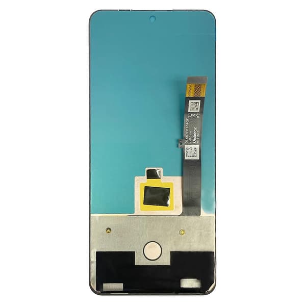 (Ny) AMOLED Materiale LCD-skærm til ZTE S30 Pro A2122H med Digitizer Fuld Montering (Sort) Black