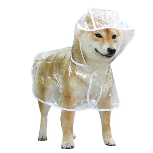 Vattentät regnkappa för husdjur Bärbar regnkappa för husdjur Andas lätt hundregnponcho