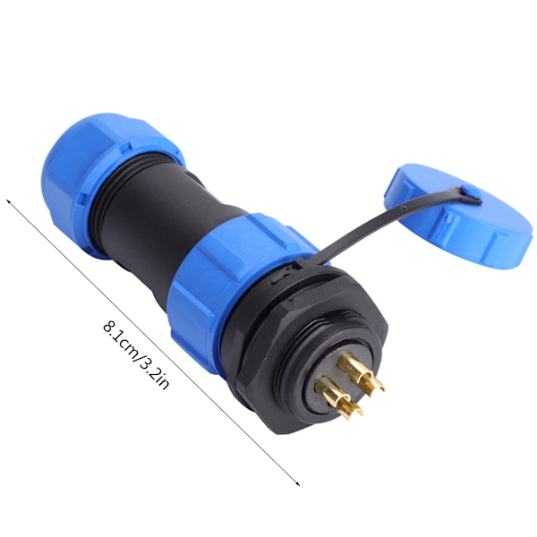 IP68 SP21 4-Pin Vanntett Plast Luftfartskontakt