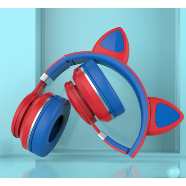 Hörlurar Cat Ear Bluetooth Wireless Over red