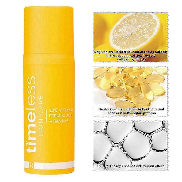 【YD】Uusi ajaton 20 % C-vitamiini + E ferulihapposeerumi 30 ml