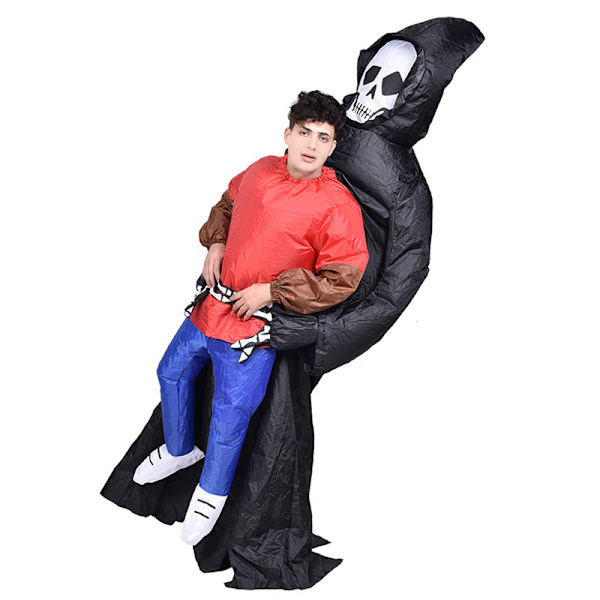 Halloween Party Prank Spøgelseskrammer Oppustelig Dragt Gyser Kostume Rekvisitter Død Oppustelig Kostume