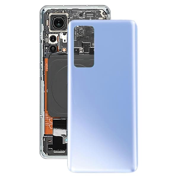 (Ny) Glas Batteri Bagcover til Xiaomi 12 Blue