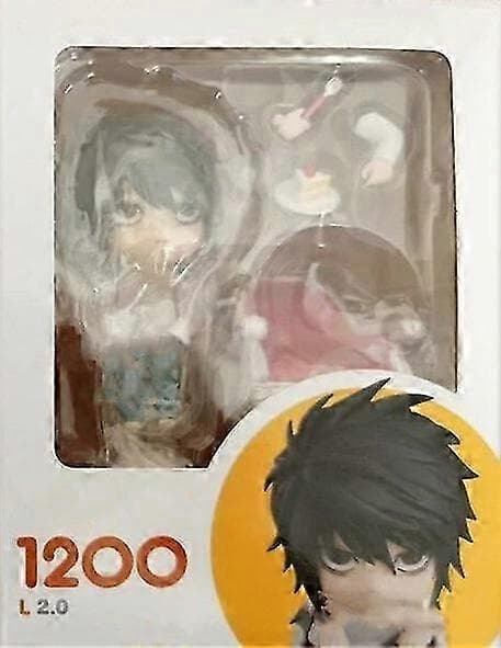 【YD】Death Note Animefigurer 10cm L & Light PVC Samlarobjekt för Fans with retail box