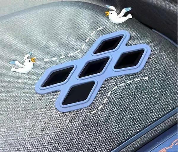 2 st sidopanel luftventilskydd trim dekor för BYD Dolphin Mini/BYD Seagull