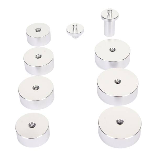 7-Delars Bezel Press Die Set - Professionell Reparationsverktygssats för Urboettlock i Rund Aluminiumlegering 27-40mm