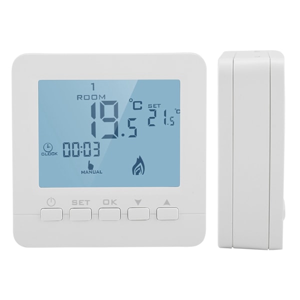 Smart Programmerbar Termostat med Digital LCD Skærm - 5A Temperaturregulator