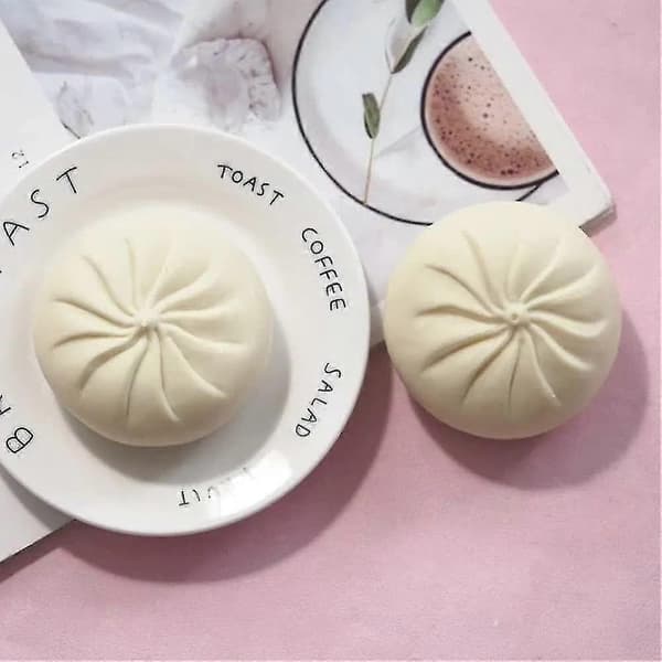 Kreativ dekompression Dumpling Steamer Mjuk dekompression Dumpling Supermjuk knådning Dekompressionsartefakt Simulering Dumpling Vent Toy Barn A