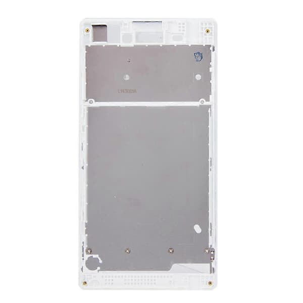 Frontdeksel med selvklebende klistremerke for Sony Xperia T3 White