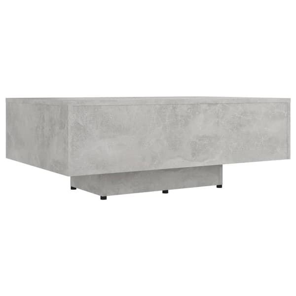 【YD】vidaXL Soffbord betonggrå 85x55x31 cm konstruerat trä grå grå gray