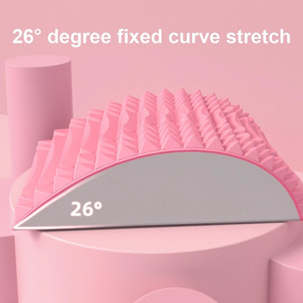 Neck & Back Stretcher Cracker kivunlievitykseen alaselässä Pink