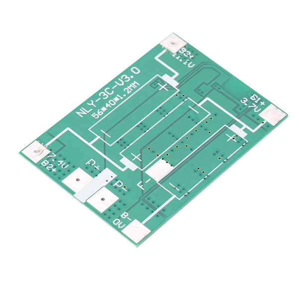 12V 20A litiumbatteriskyddskort med precision BMS PCB - 3S-konfiguration