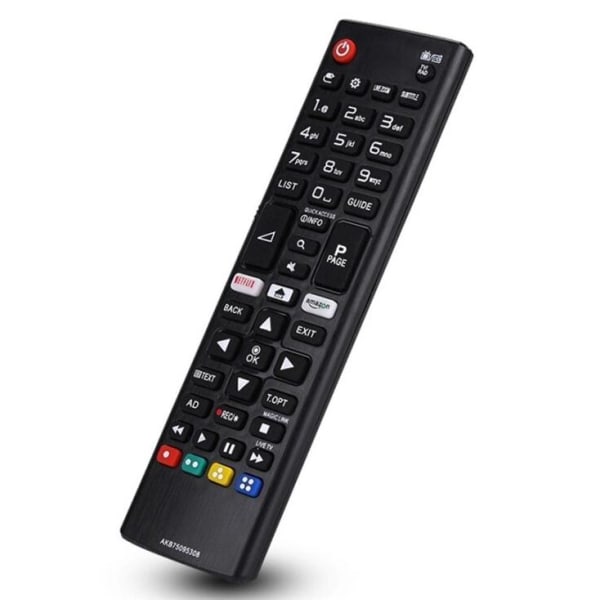 Universal TV-fjärrkontroll AKB750958 för LG med Netflix black one size