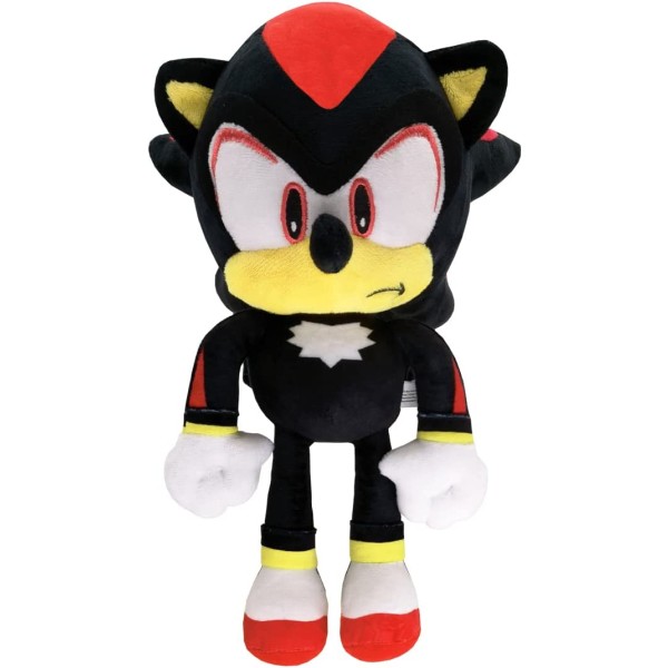 Plush 12 Inch Sonic The Hedgehog Plush Toy, Cute Sonic Shadow Stuffed Plush Toy for Kids Birthday Gifts and Ho