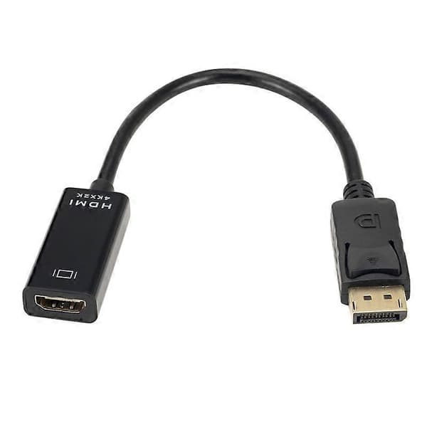 UHD 4K DisplayPort han til HDMI hun portkabeladapter, længde: 20 cm Style 1