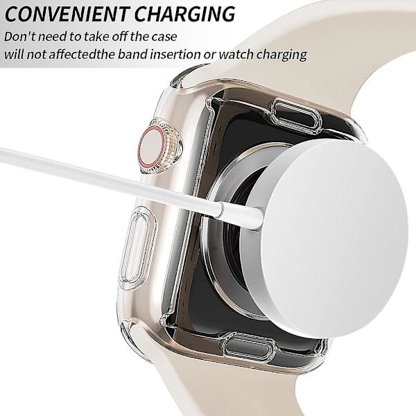kpl Apple Watch Case Tpu näytönsuoja Svart 41mm