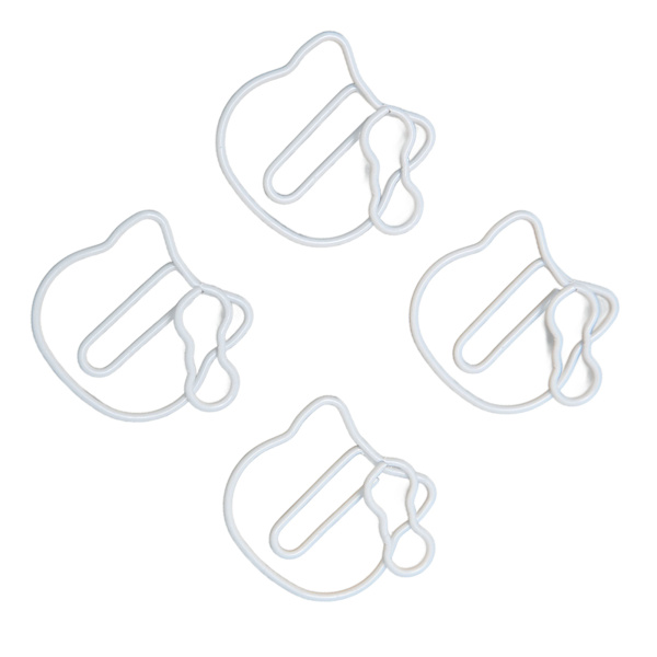 100 kpl Paper Clips - söpö kissamaailma - liukumisen estoon ja paperidokumenttien ja muistiinpanojen järjestämiseen