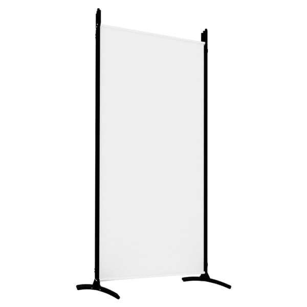 【YD】vidaXL Romdeler 5 paneler hvit 433x180 cm stoff Vit 5730